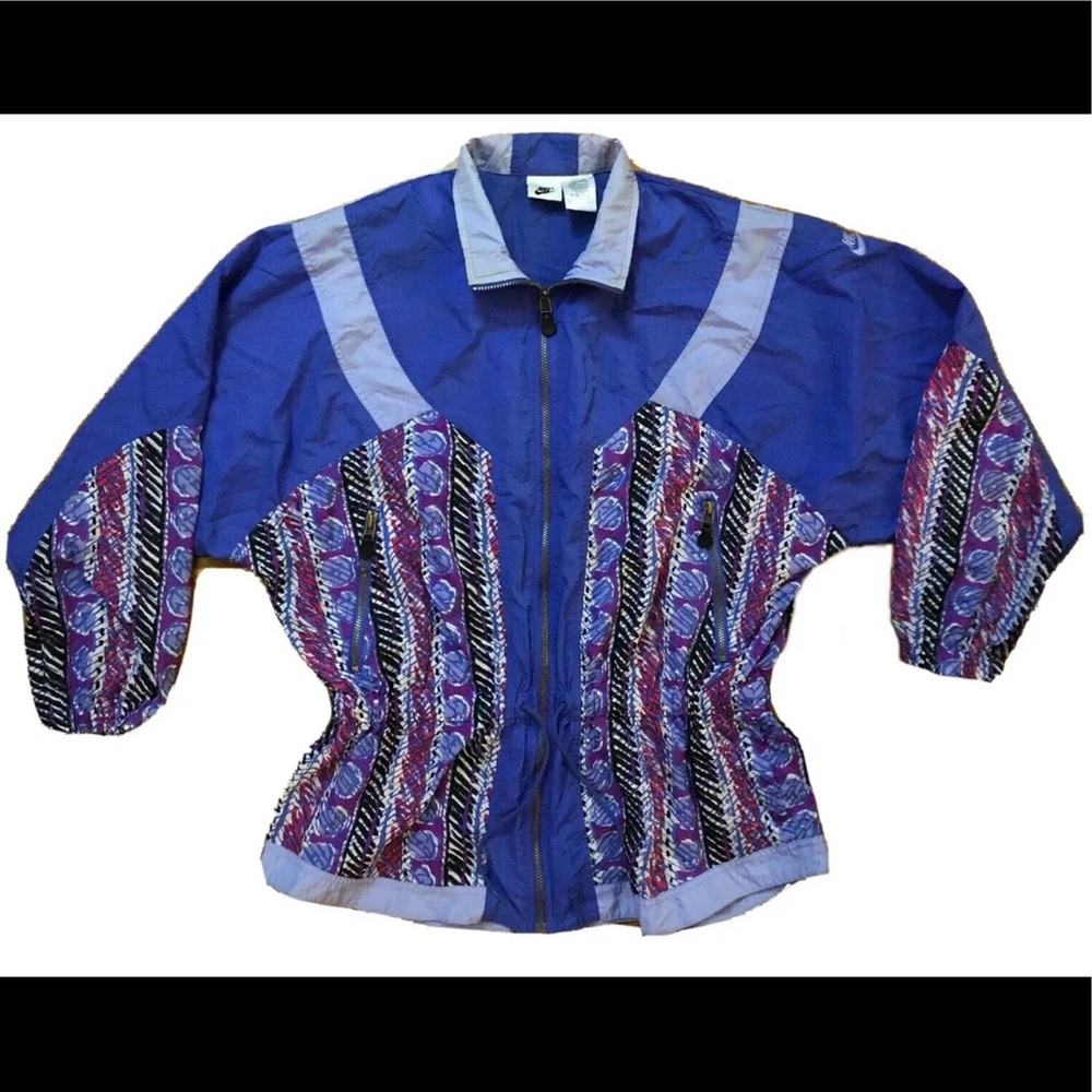 Nike Vintage Purple Windbreaker Jacket 10-12